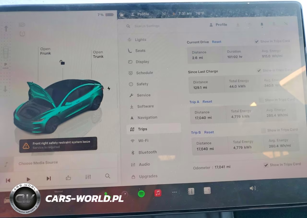 2025 Tesla Model 3 VIN:5YJ3E1EA6SF005603 - 9