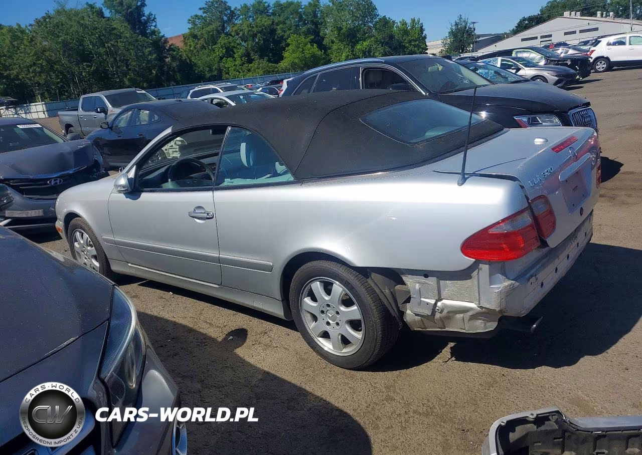 2000 Mercedes-Benz Clk 320 VIN:WDBLK65G6YT050426 - 2