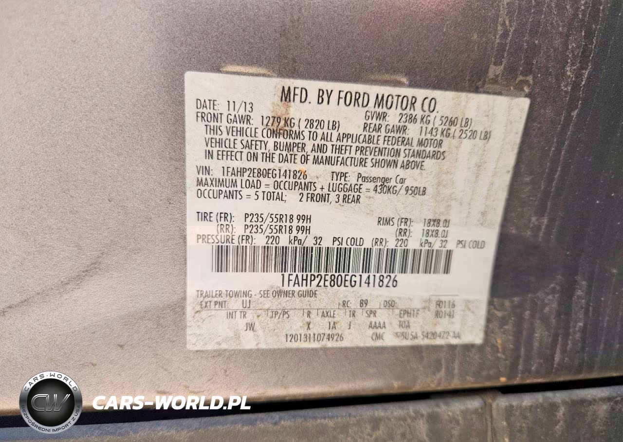 2014 Ford Taurus Sel VIN:1FAHP2E80EG141826 - 12