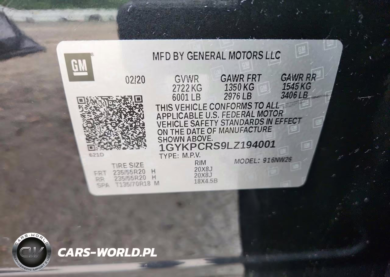 2020 Cadillac Xt6 Premium Luxury VIN:1GYKPCRS9LZ194001 - 13