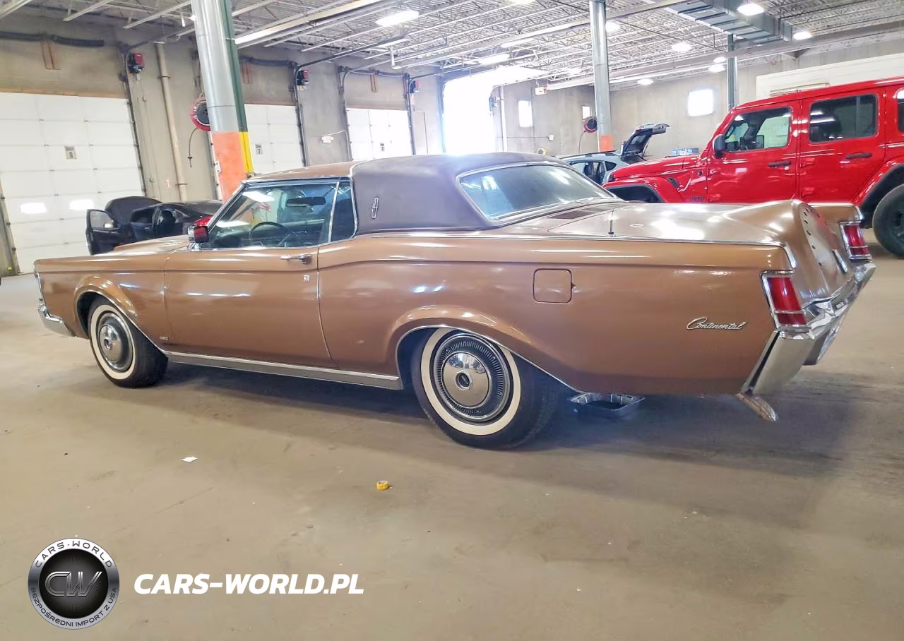 1971 Lincoln Mark 3 Continental VIN:1Y89A809351 - 2