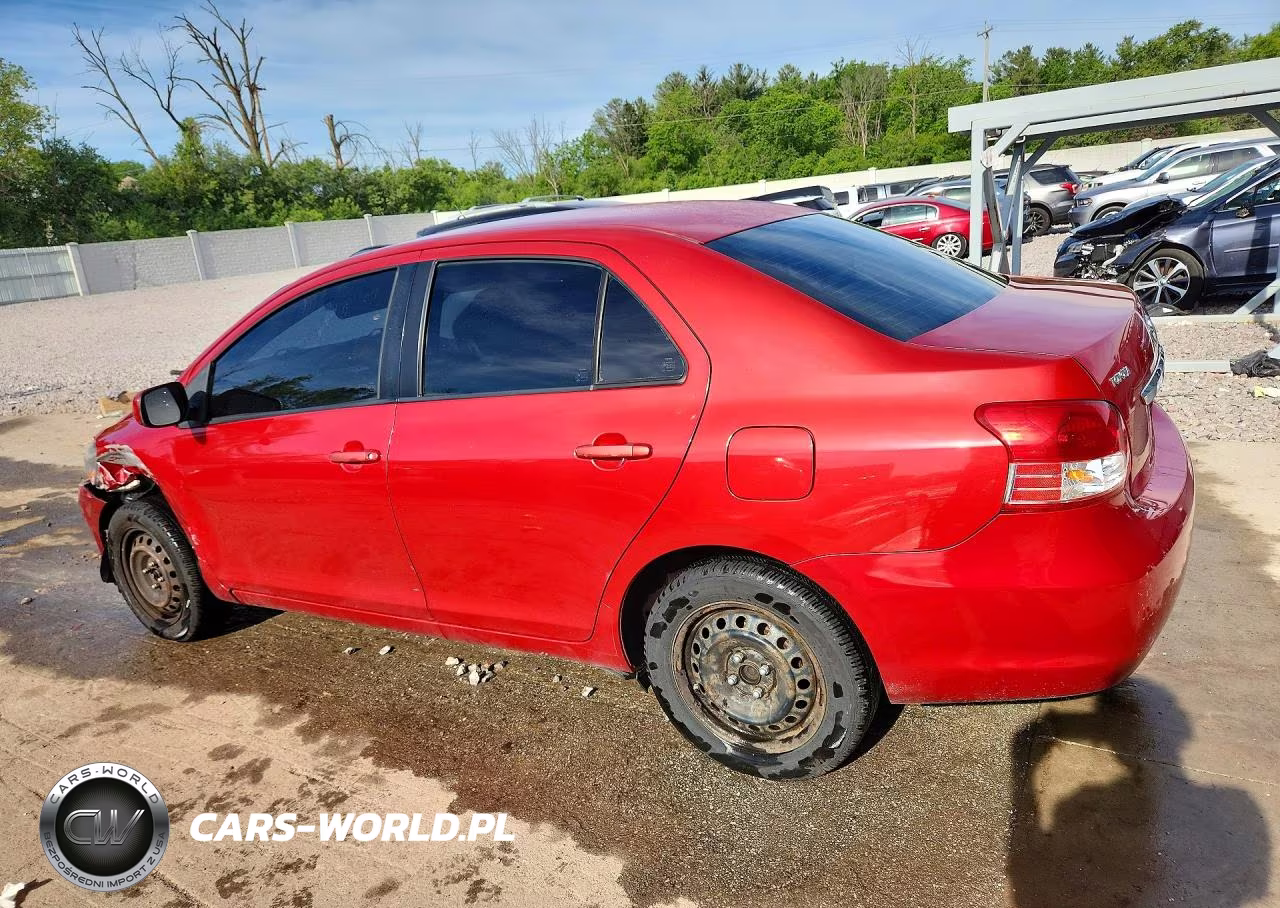 2010 Toyota Yaris Base VIN:JTDBT4K34A1389543 - 2