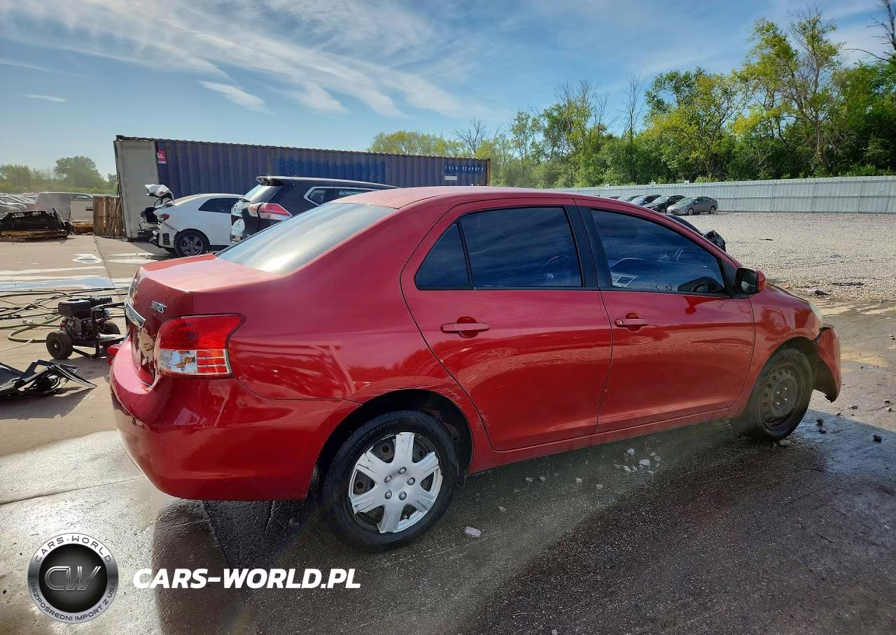 2010 Toyota Yaris Base VIN:JTDBT4K34A1389543 - 3