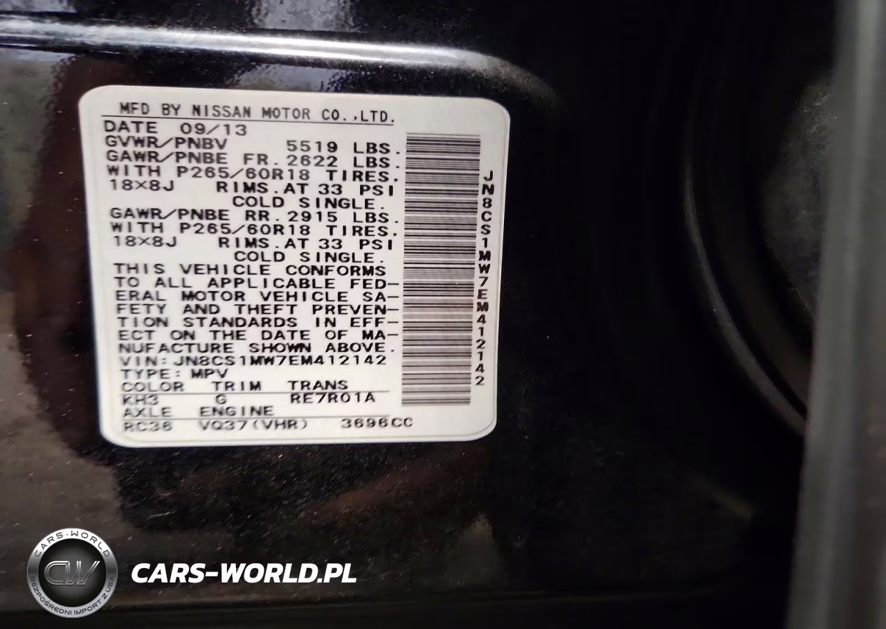 2014 Infiniti Qx70 Base VIN:JN8CS1MW7EM412142 - 13