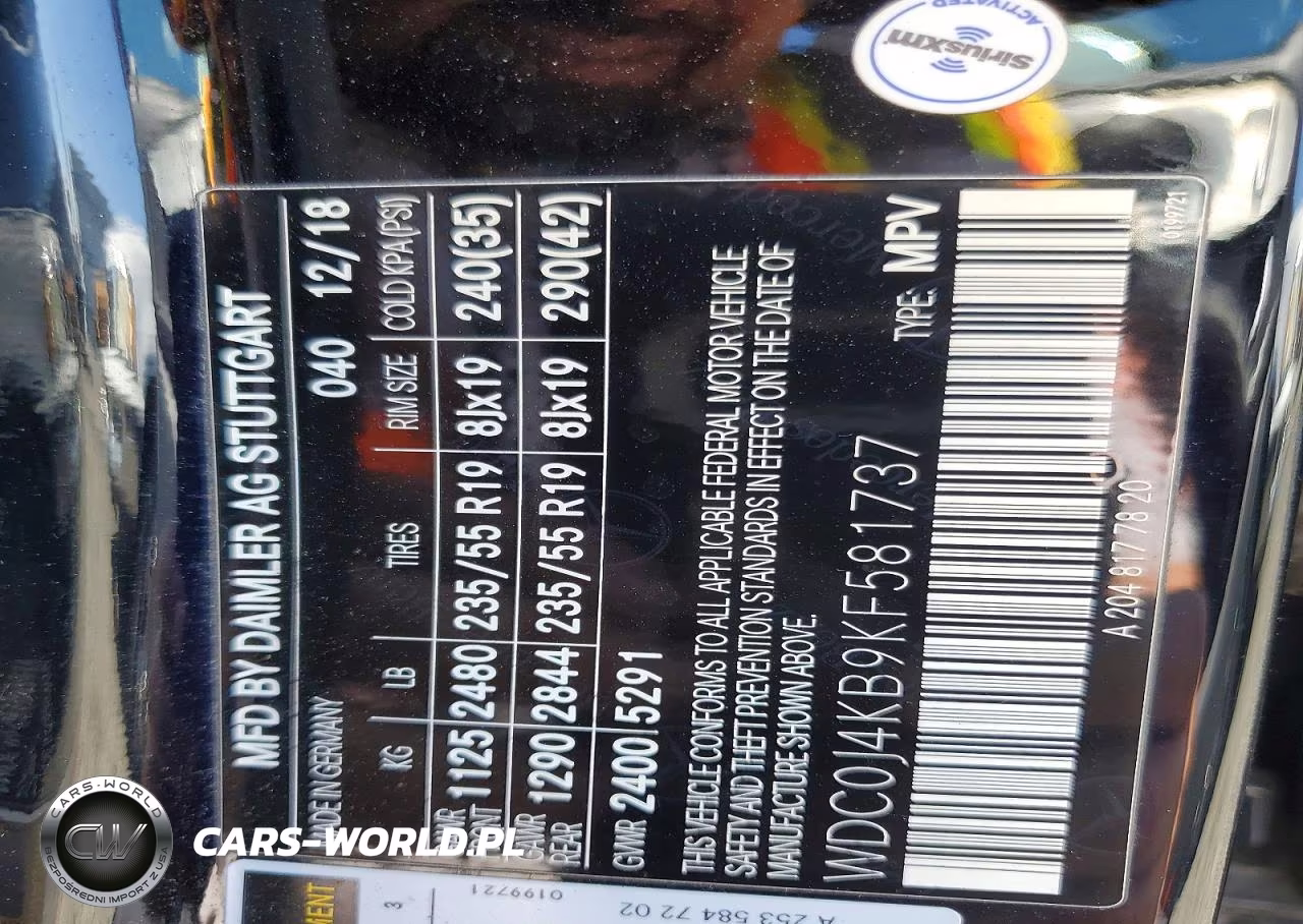 2019 Mercedes-Benz Glc Coupe 300 4Matic VIN:WDC0J4KB9KF581737 - 13