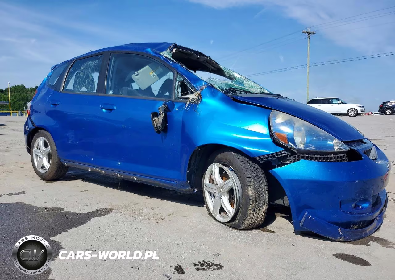 2008 Honda Fit Sport VIN:JHMGD38698S004947 - 4