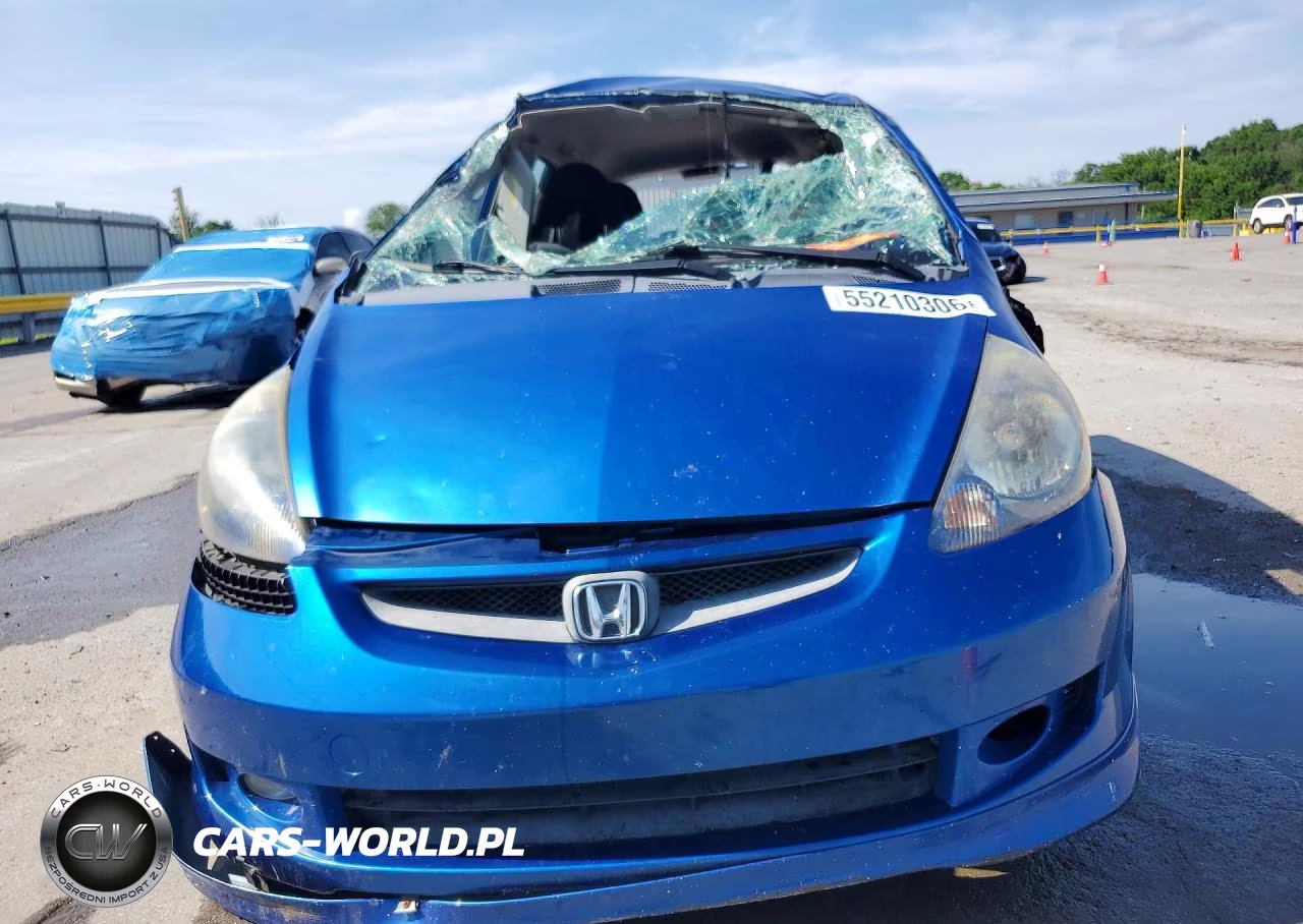 2008 Honda Fit Sport VIN:JHMGD38698S004947 - 5