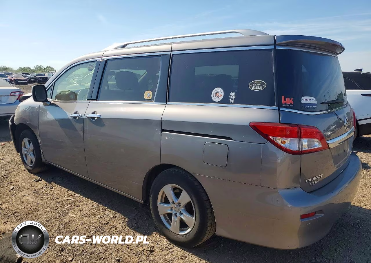 2013 Nissan Quest 3.5 S VIN:JN8AE2KP0D9064668 - 2