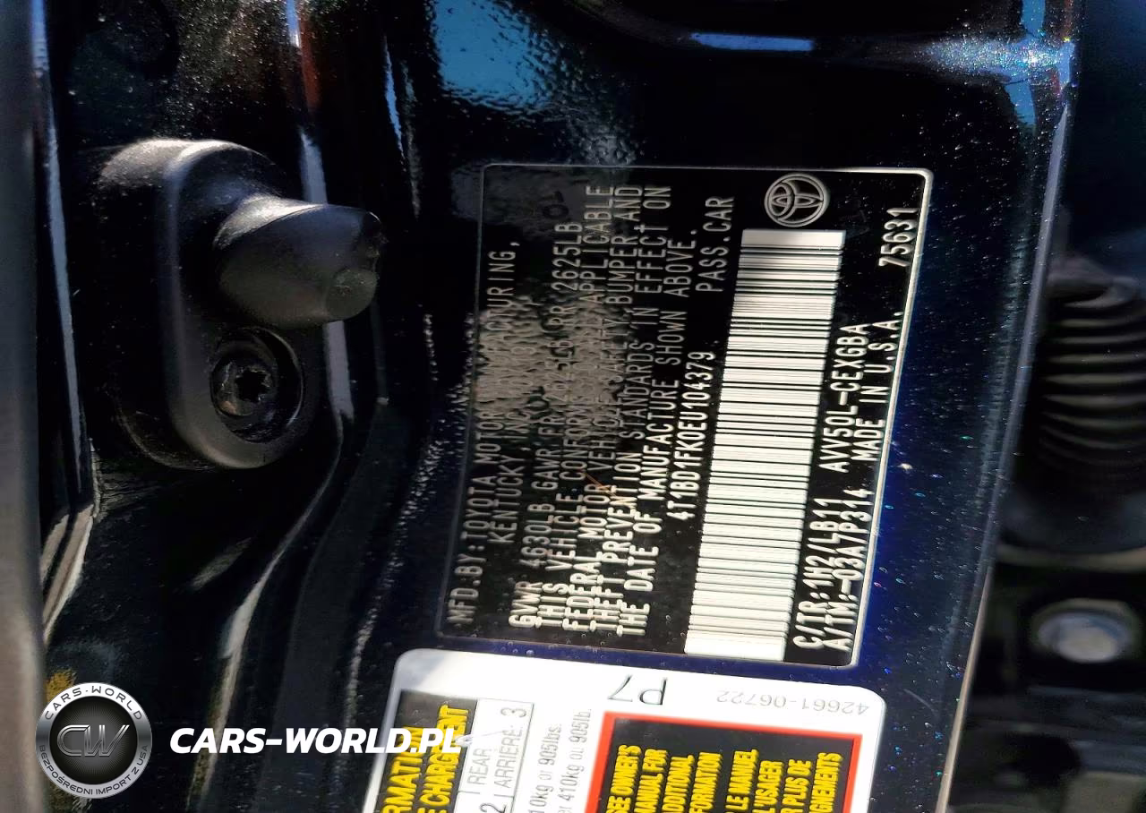 2014 Toyota Camry Hybrid Xle VIN:4T1BD1FK0EU104379 - 13