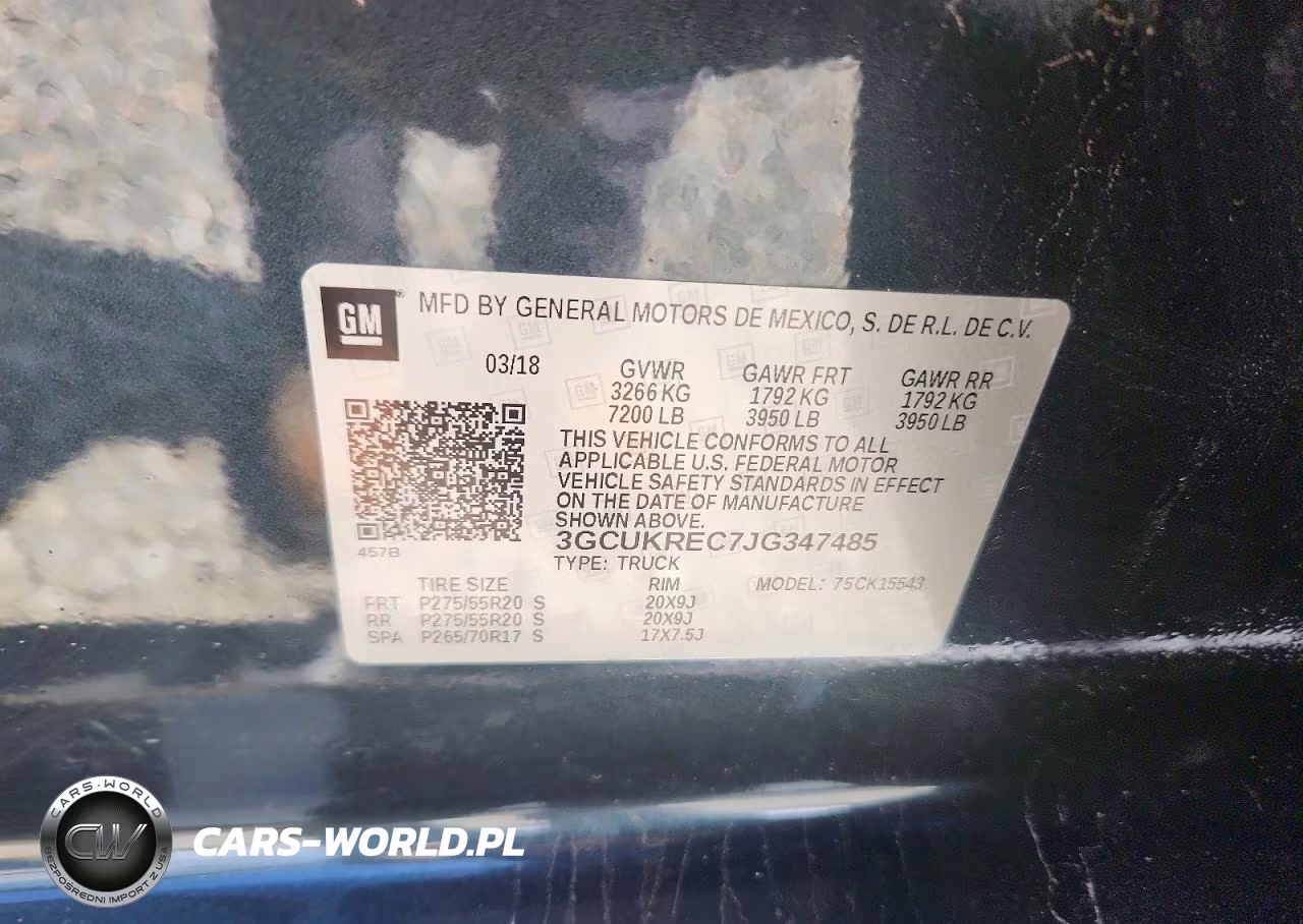 2018 Chevrolet Silverado K1500 Lt VIN:3GCUKREC7JG347485 - 12
