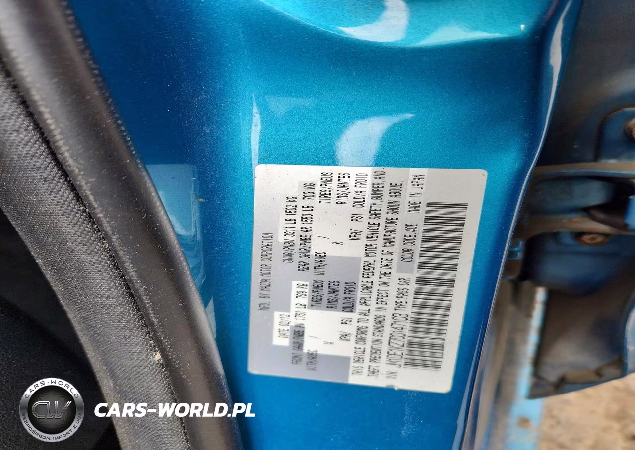2012 Mazda Mazda2 VIN:JM1DE1KZ7C0147103 - 12