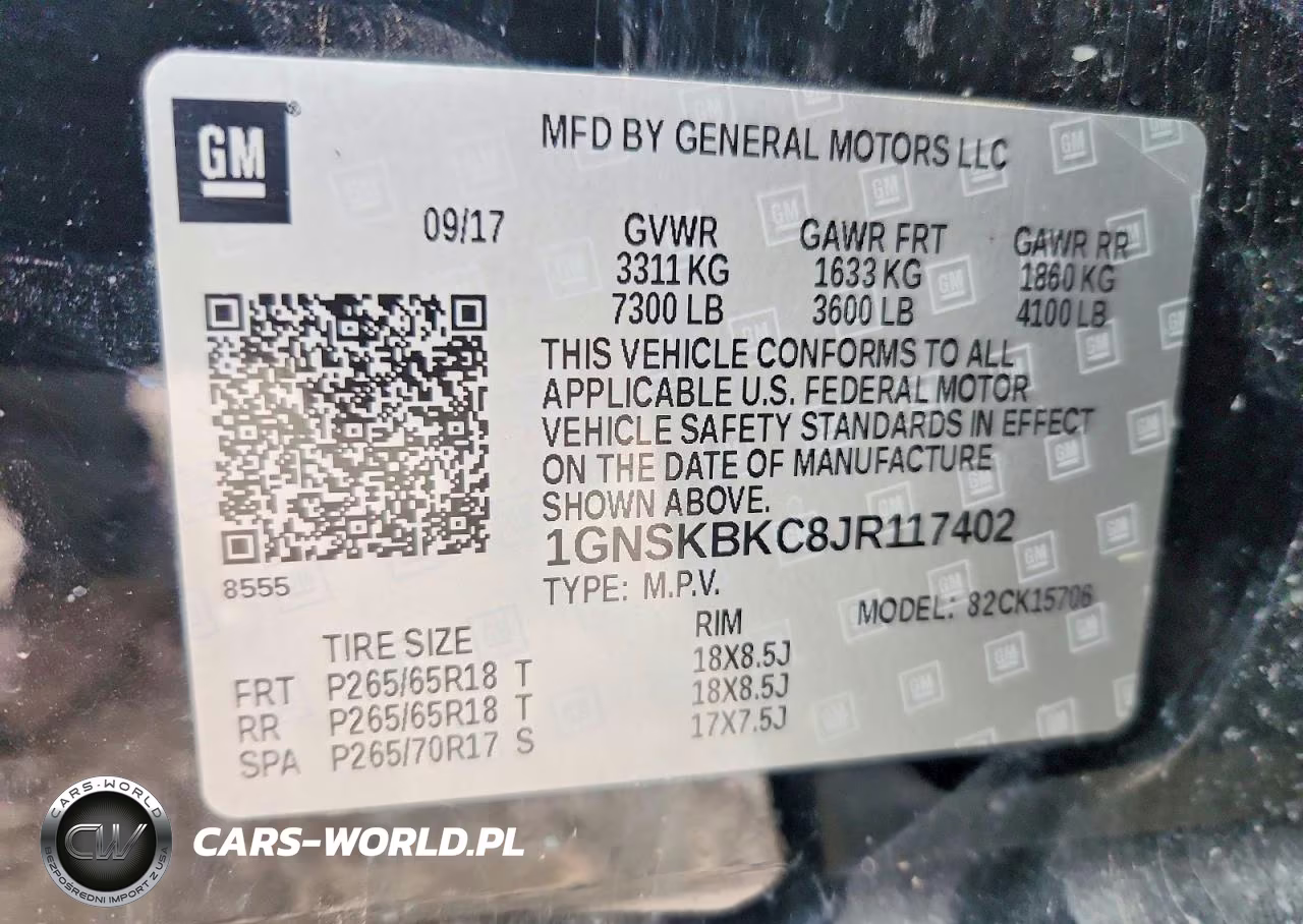 2018 Chevrolet Tahoe K1500 Lt VIN:1GNSKBKC8JR117402 - 13