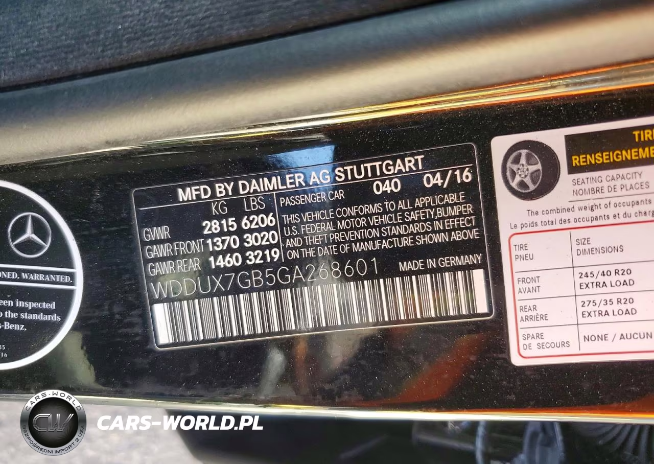2016 MERCEDES-BENZ S MERCEDES MERCEDES-MAYBACH S600 VIN:WDDUX7GB5GA268601 - 12