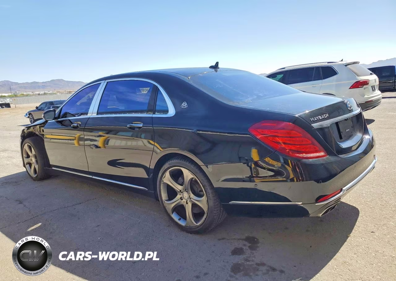 2016 MERCEDES-BENZ S MERCEDES MERCEDES-MAYBACH S600 VIN:WDDUX7GB5GA268601 - 2