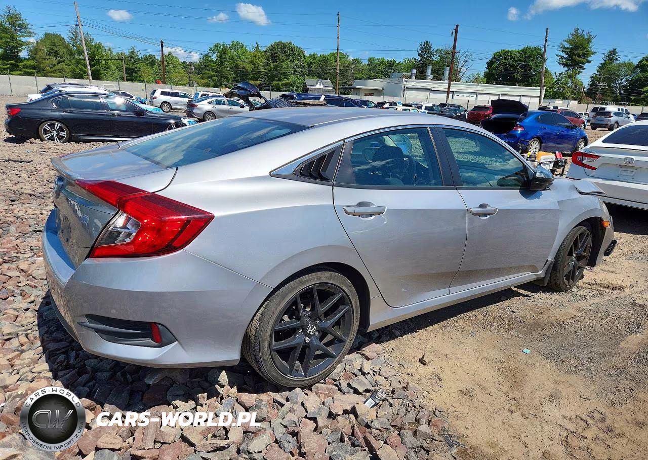 2020 Honda Civic Lx VIN:2HGFC2F66LH570868 - 3