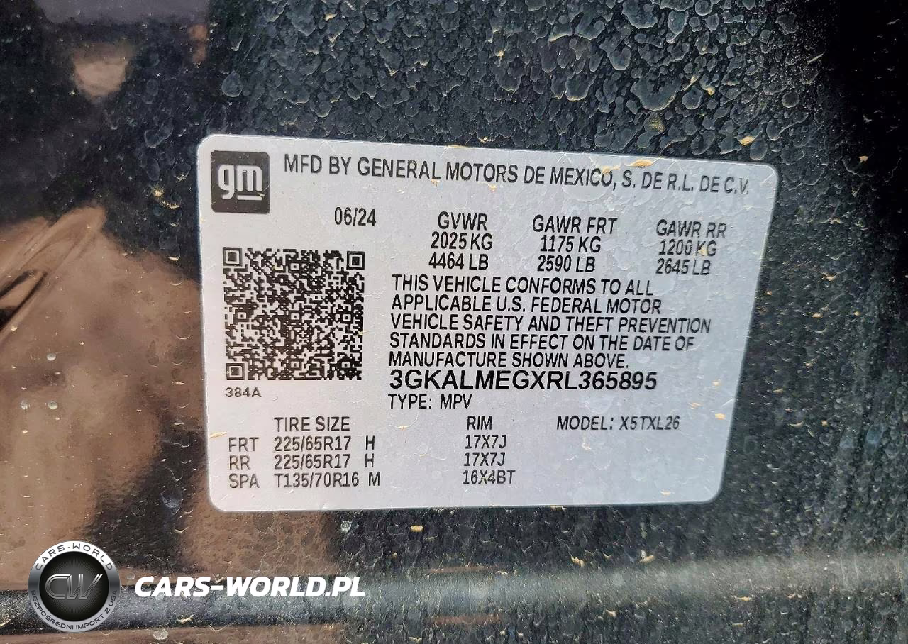 2024 GMC Terrain Sle VIN:3GKALMEGXRL365895 - 13