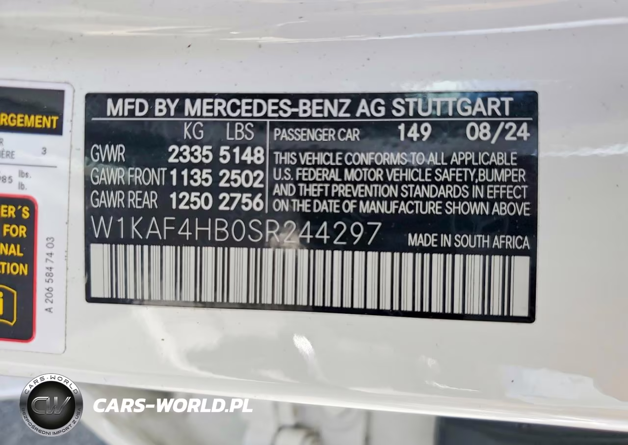2025 Mercedes-Benz C 300 4Matic VIN:W1KAF4HB0SR244297 - 12