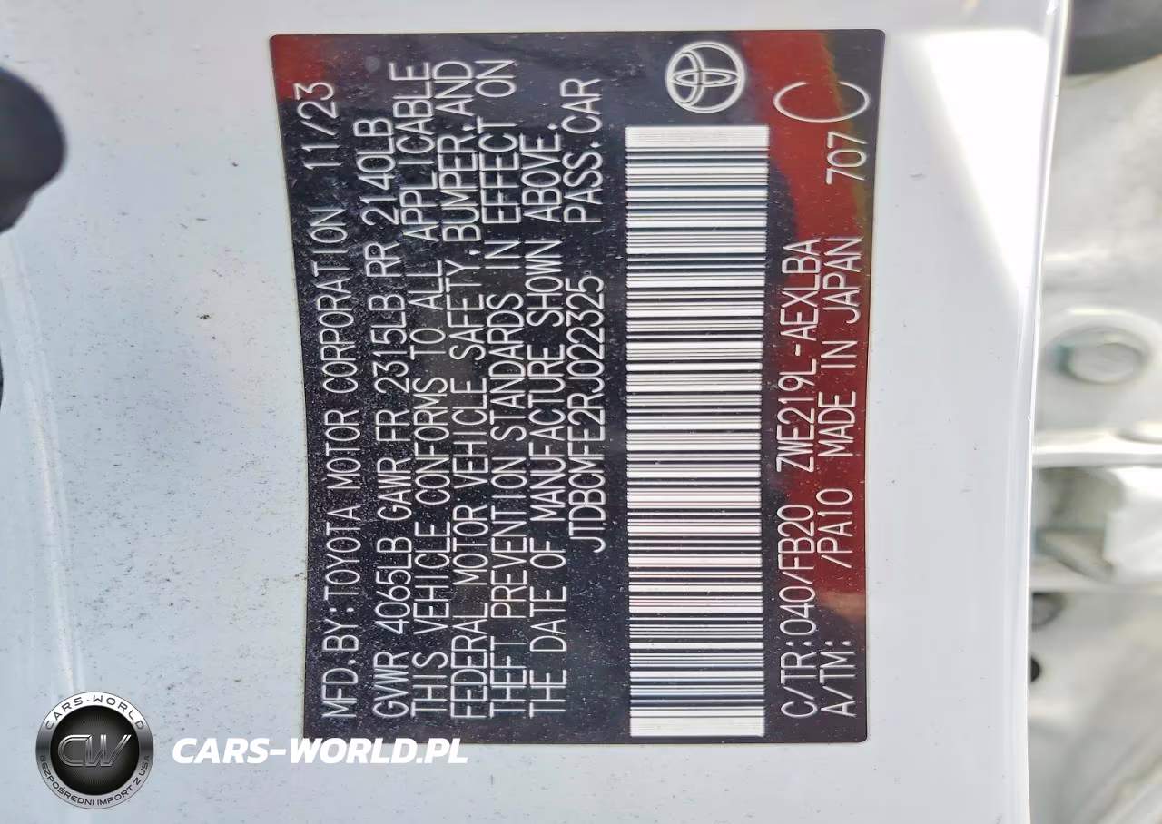 2024 Toyota Corolla Hybrid Le VIN:JTDBCMFE2RJ022325 - 13