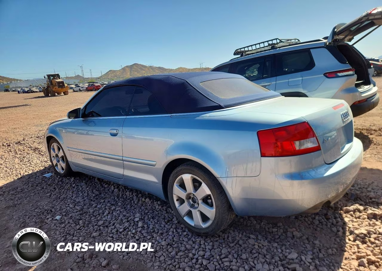 2003 Audi A4 3.0 Cabriolet VIN:WAUAT48H43K010324 - 2