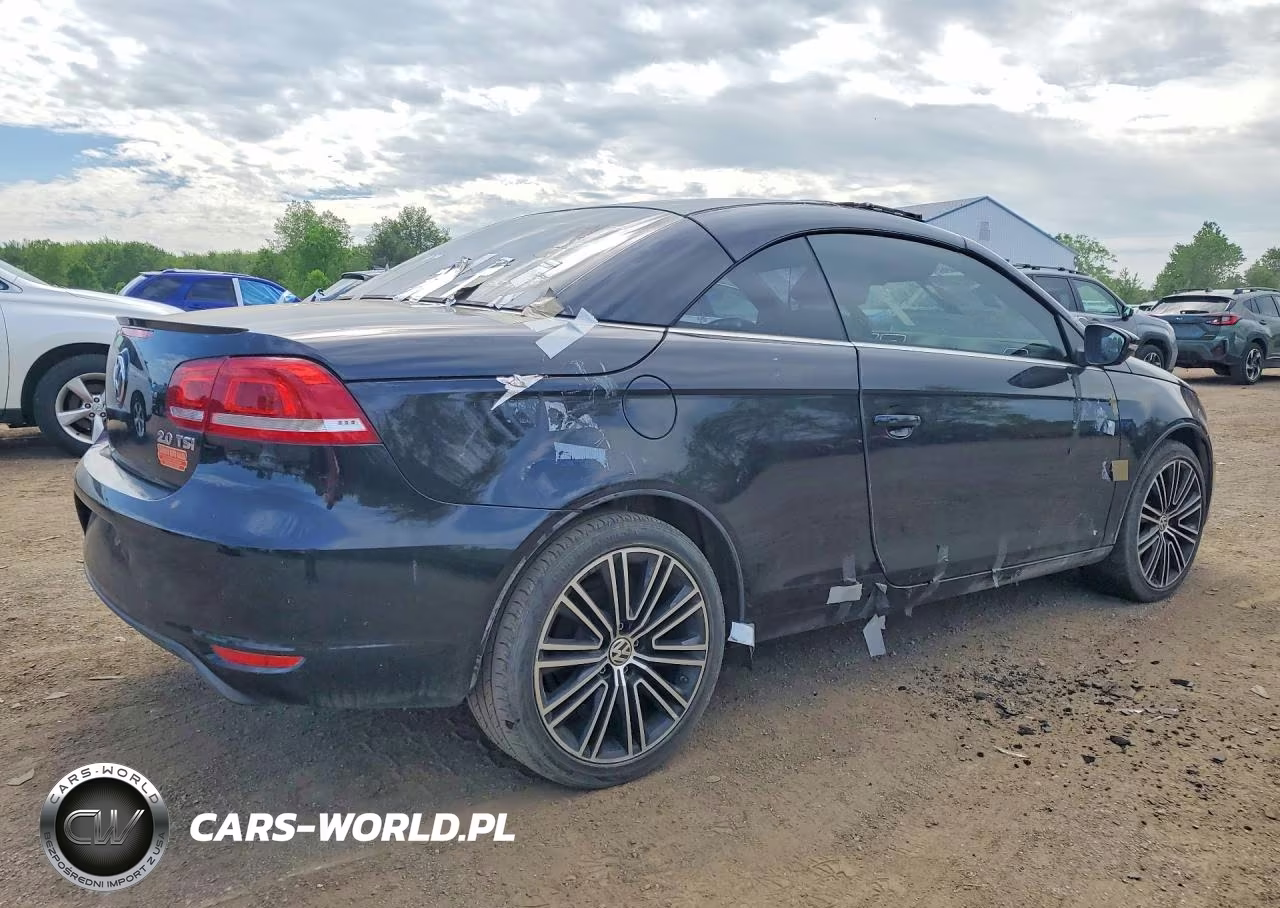 2014 Volkswagen Eos Komfort VIN:WVWBW8AH1EV005888 - 3