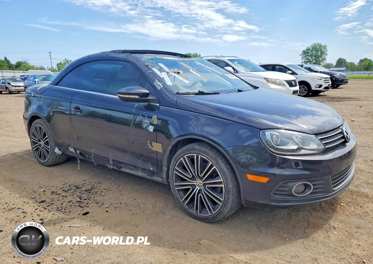 2014 Volkswagen Eos Komfort VIN:WVWBW8AH1EV005888 - 4