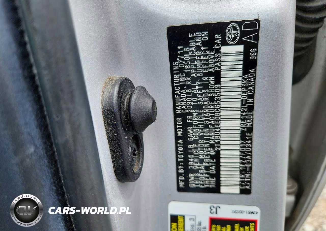 2011 Toyota Corolla S VIN:2T1BU4EE0BC653509 - 12