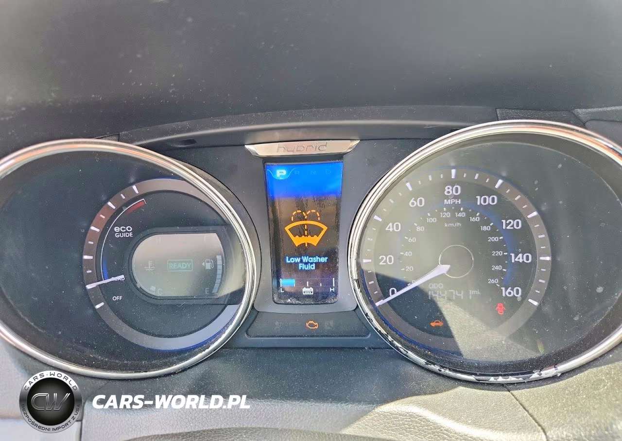 2013 Hyundai Sonata Hybrid VIN:KMHEC4A45DA092465 - 9