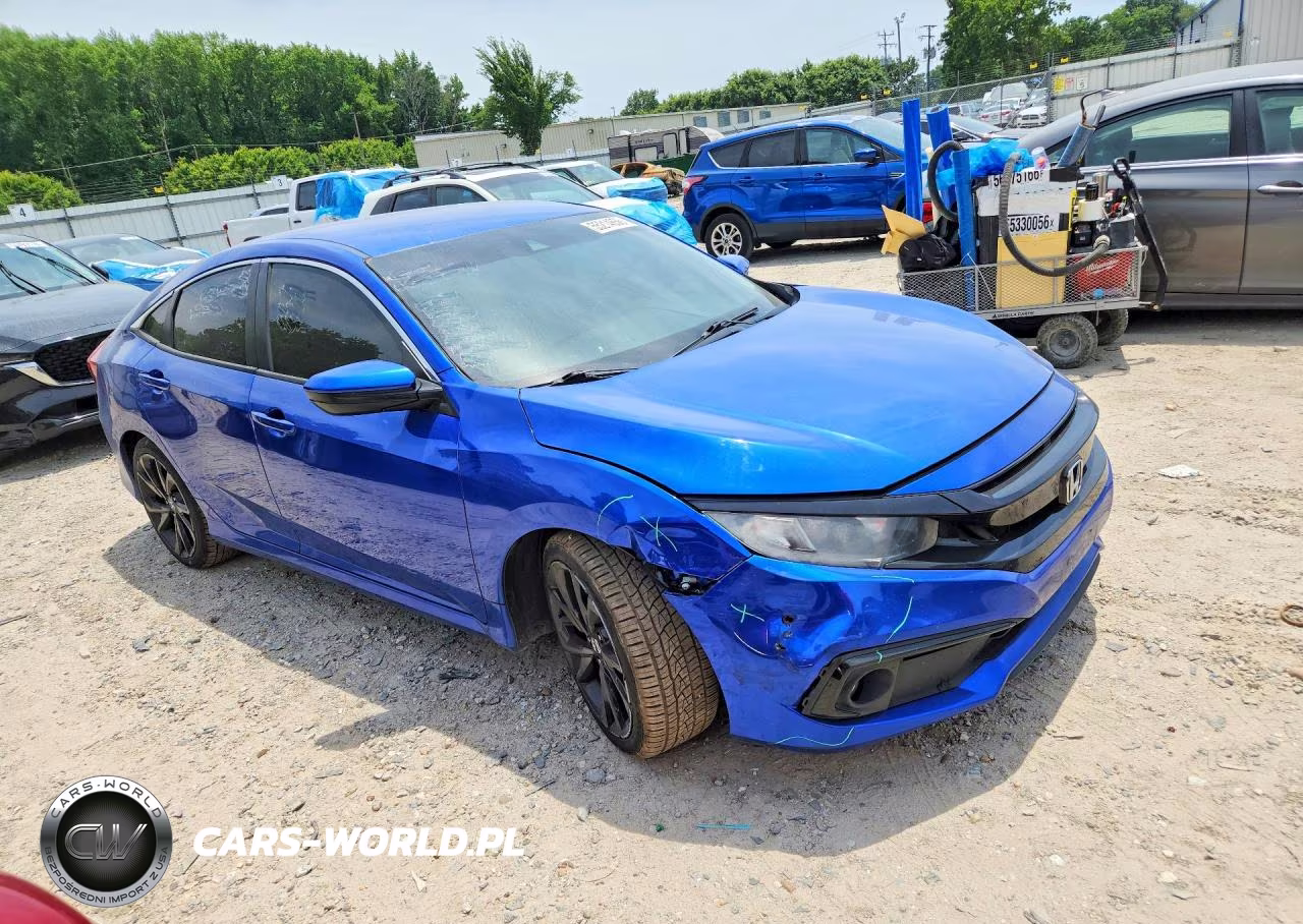 2020 Honda Civic Sport VIN:19XFC2E82LE013131 - 4