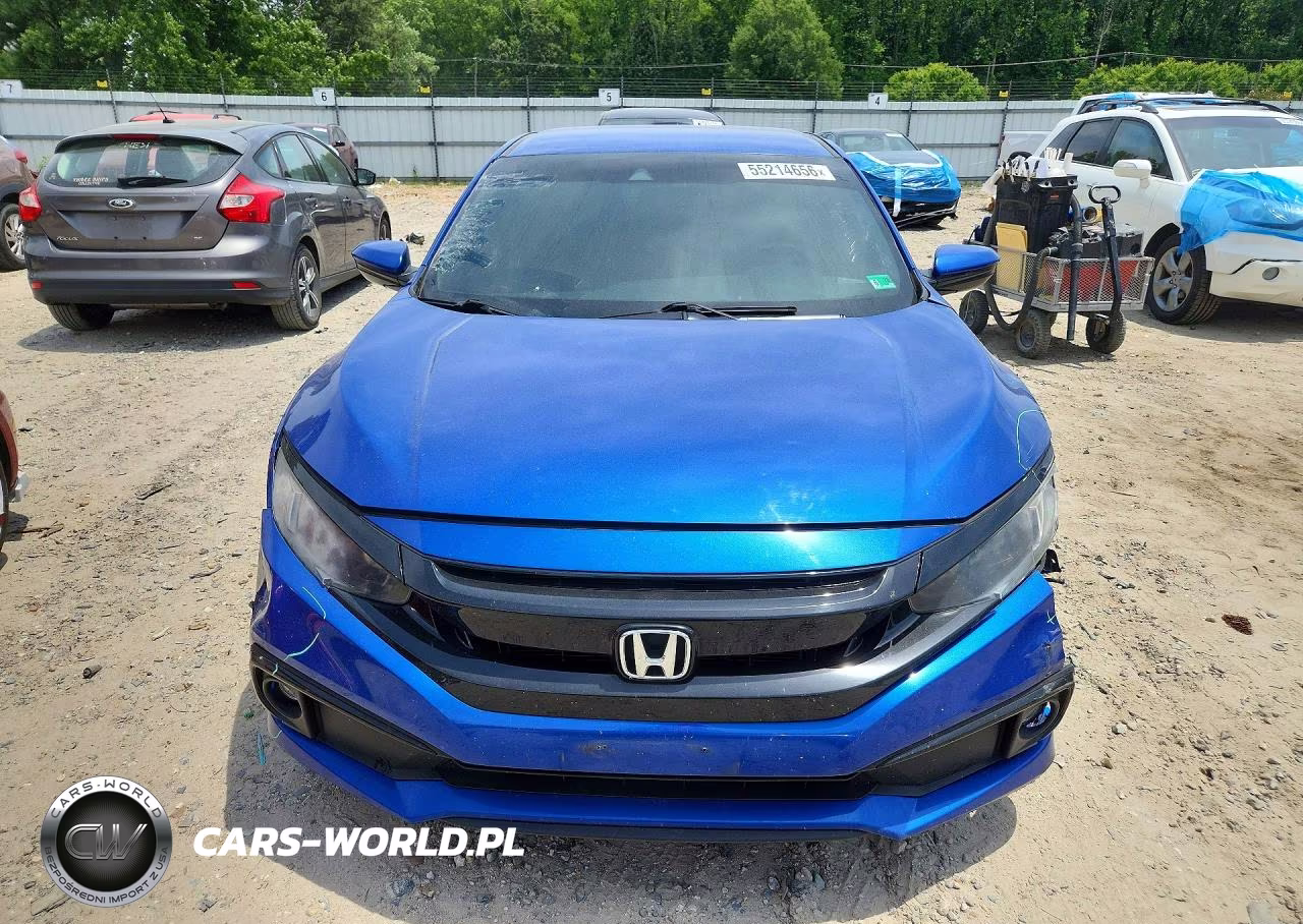 2020 Honda Civic Sport VIN:19XFC2E82LE013131 - 5