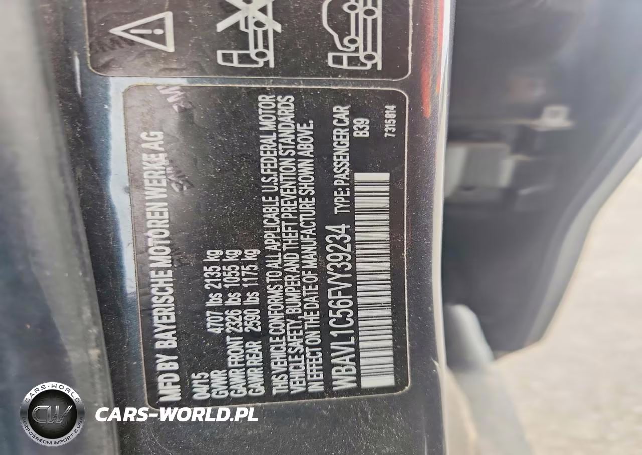2015 BMW X1 xDrive28I VIN:WBAVL1C56FVY39234 - 12