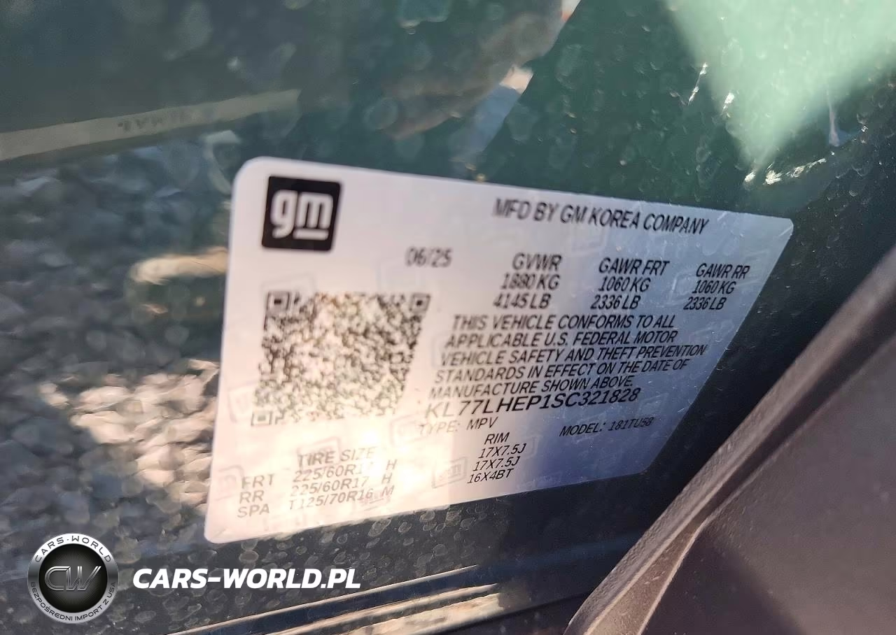 2025 Chevrolet Trax 1Lt VIN:KL77LHEP1SC321828 - 13