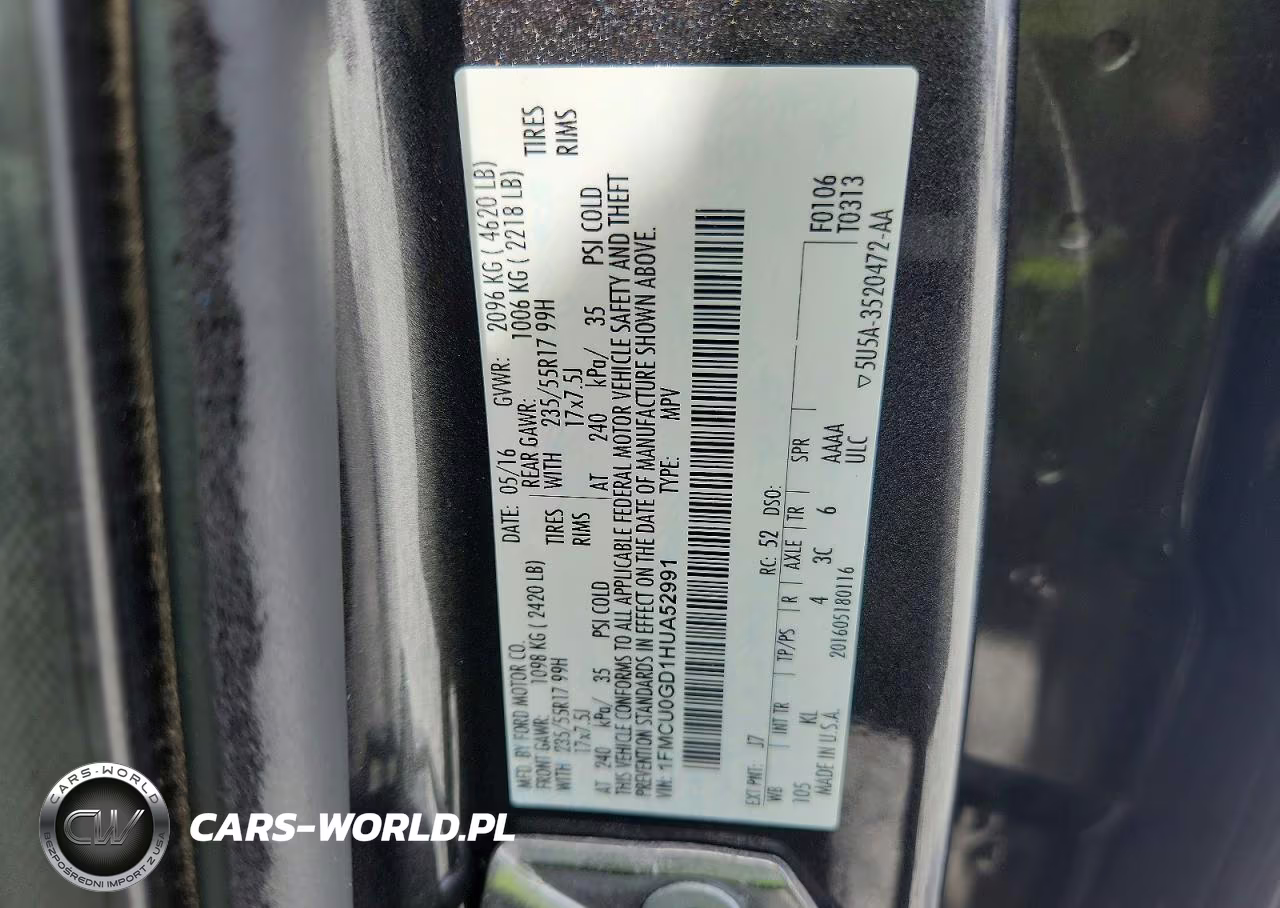2017 Ford Escape Se VIN:1FMCU0GD1HUA52991 - 13