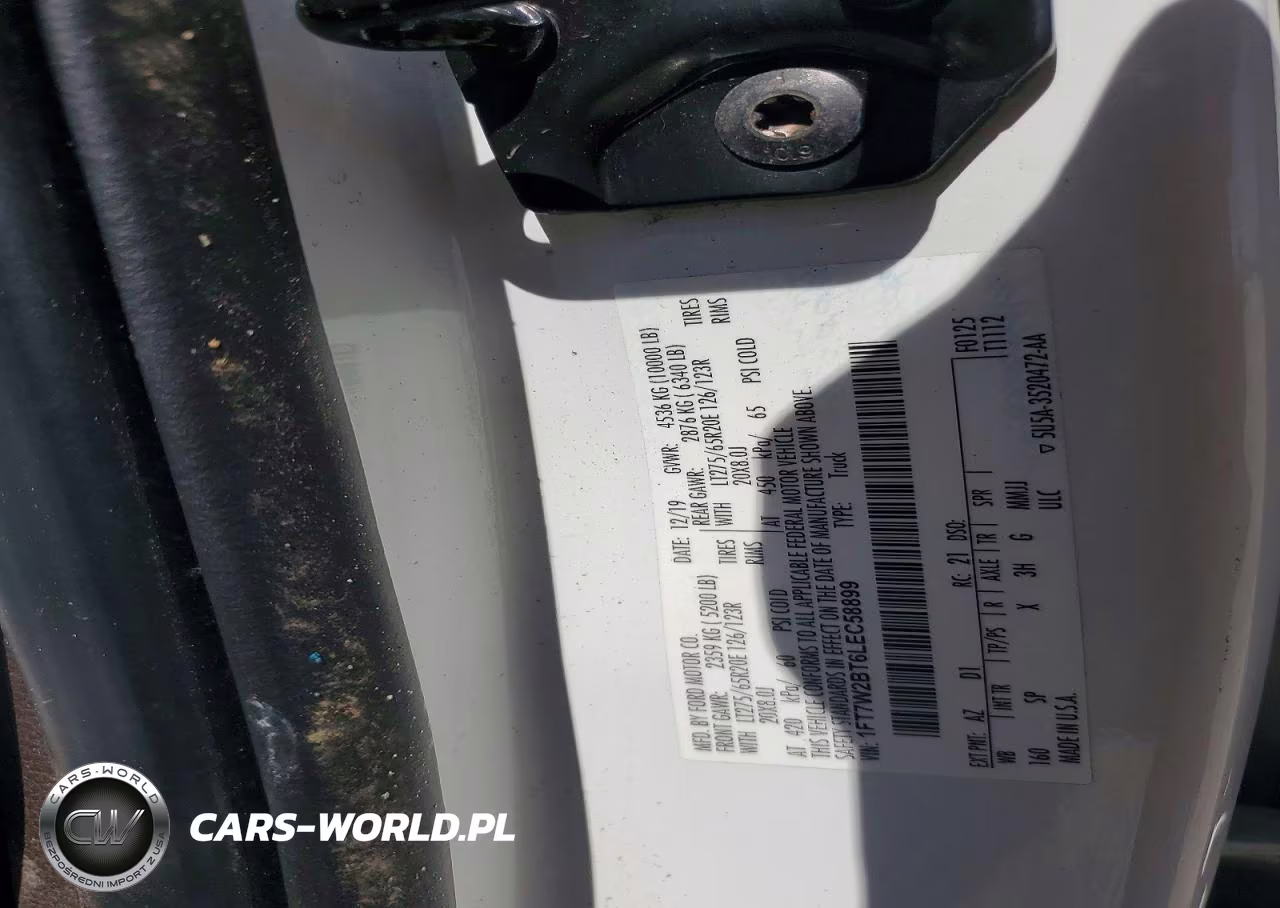 2020 Ford F250 Super Duty VIN:1FT7W2BT6LEC58899 - 13