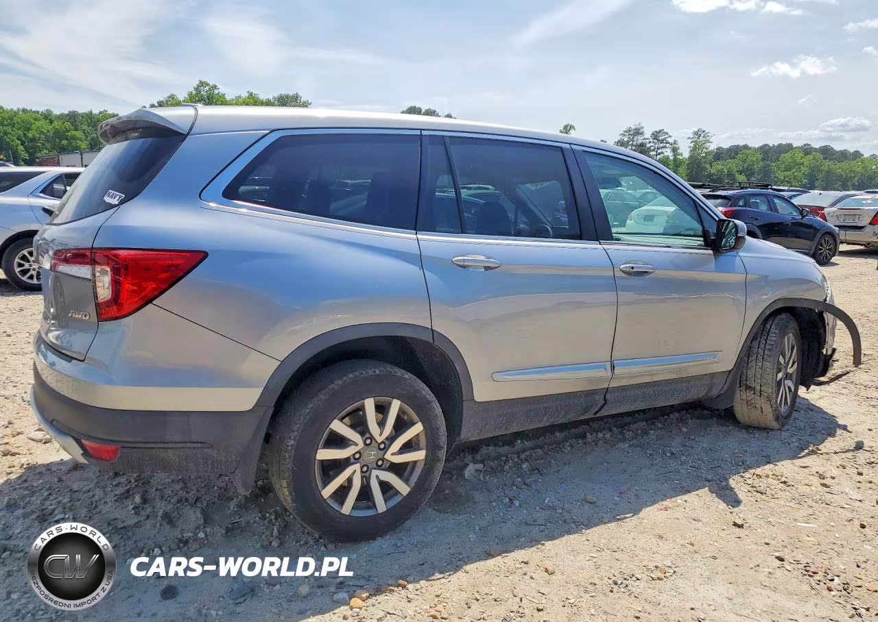 2020 Honda Pilot Exl VIN:5FNYF6H55LB023753 - 3
