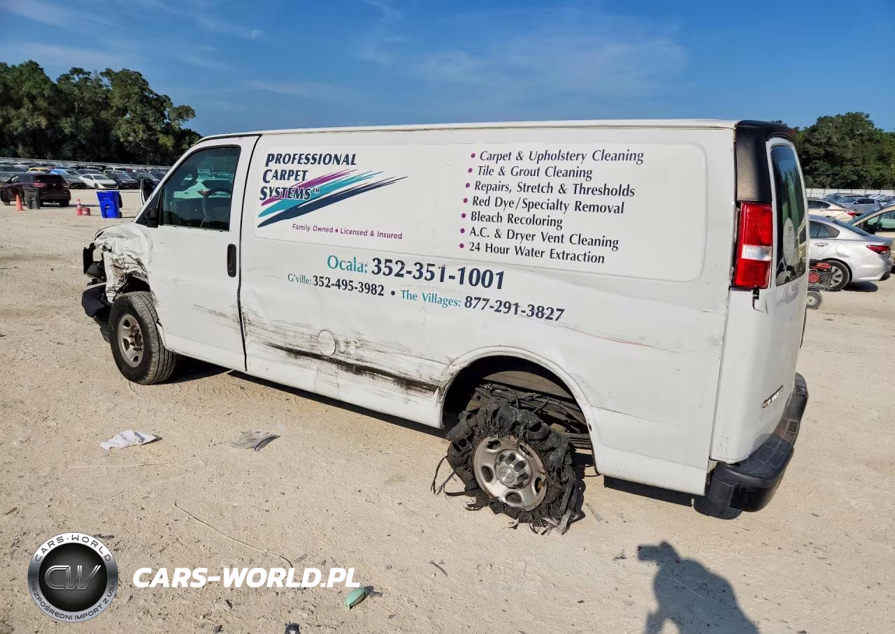 2017 Chevrolet Express 2500 Cargo Delivery Van VIN:1GCWGAFF5H1336711 - 2