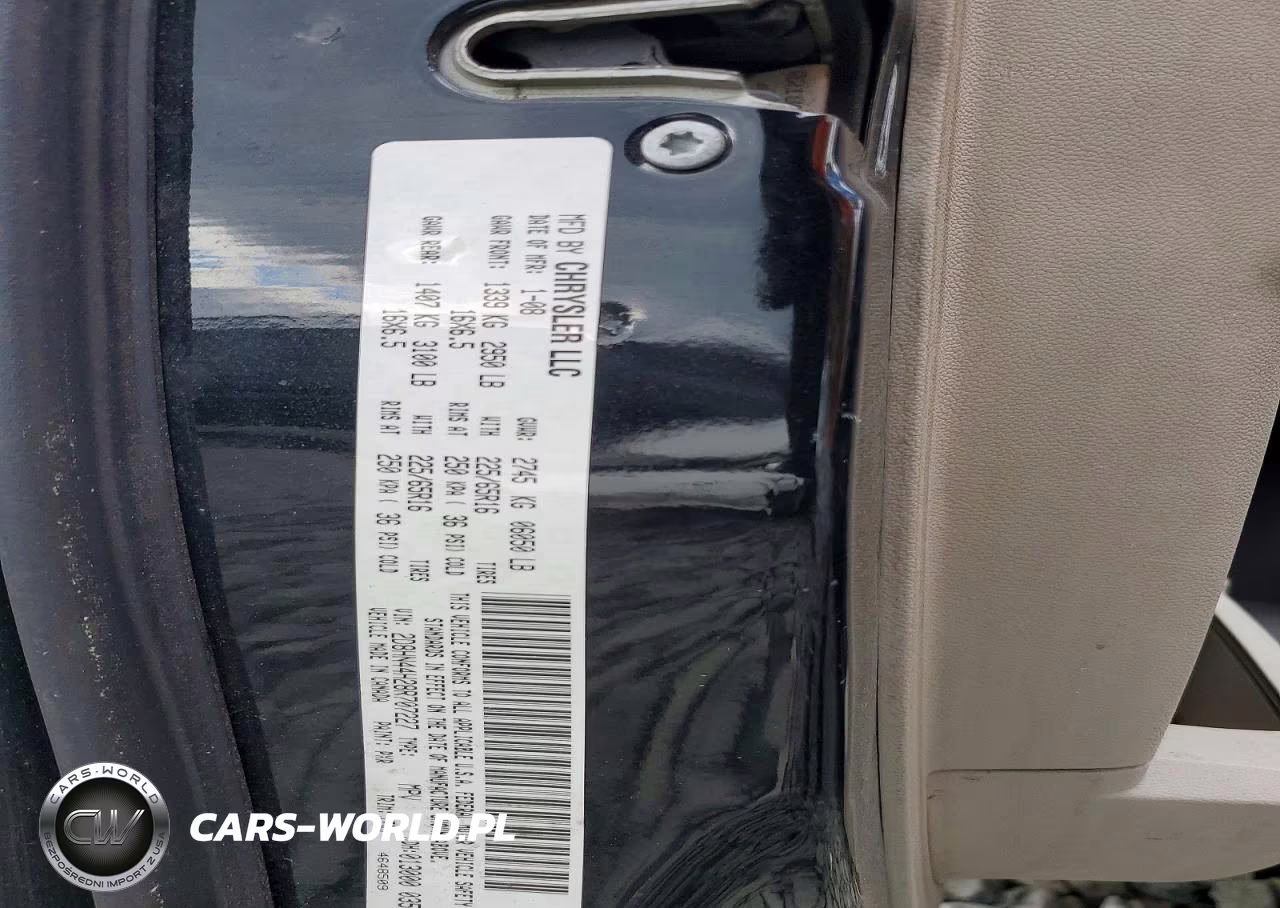 2008 Dodge Grand Caravan Se VIN:2D8HN44H28R707227 - 13
