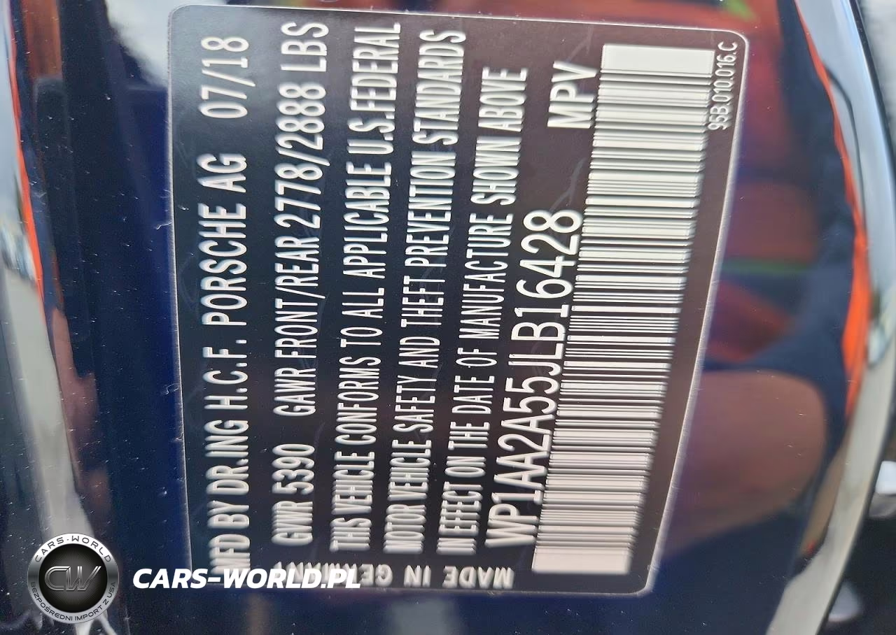 2018 Porsche Macan VIN:WP1AA2A55JLB16428 - 12