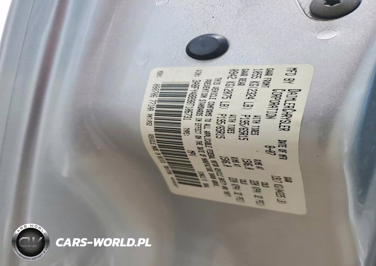 2008 Chrysler Pt Cruiser VIN:3A8FY48B98T106731 - 12