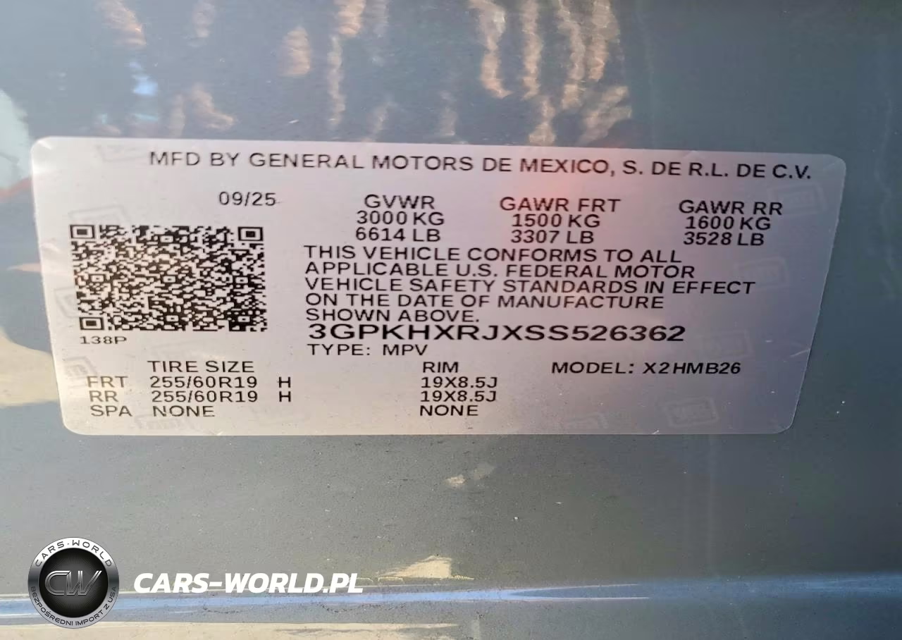 2025 Honda Prologue Tour VIN:3GPKHXRJXSS526362 - 13
