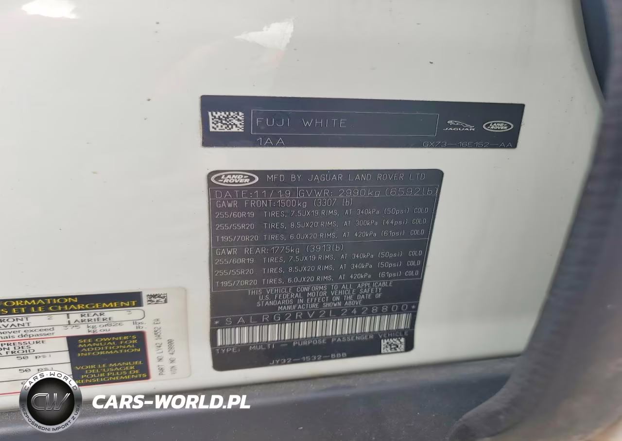 2020 Land Rover Discovery Se VIN:SALRG2RV2L2428800 - 13