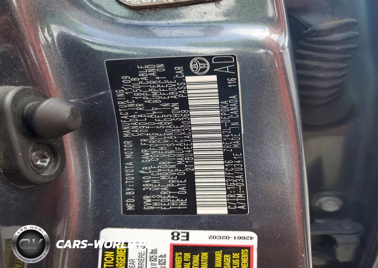 2010 Toyota Corolla Le VIN:2T1BU4EEXAC300368 - 12