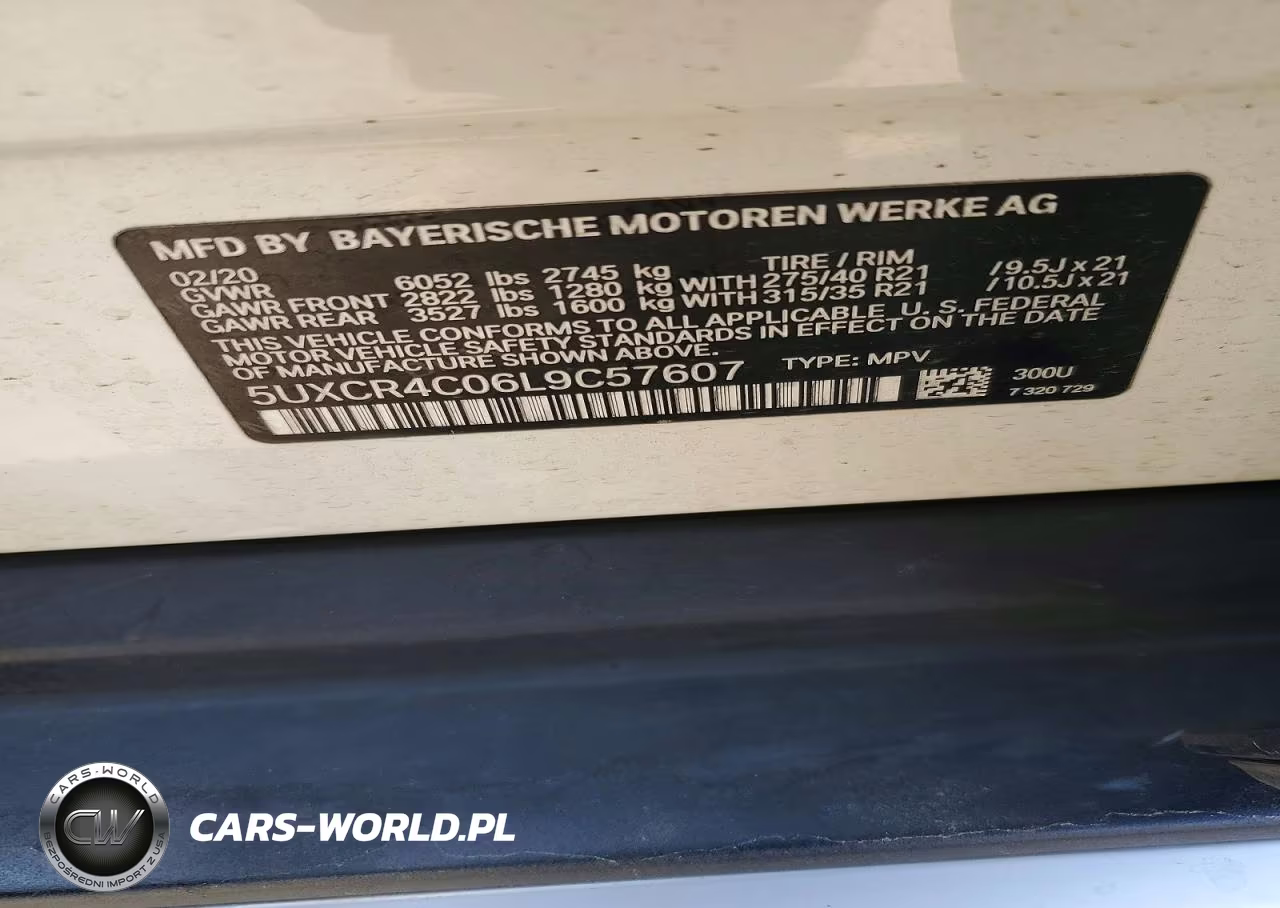 2020 BMW X5 Sdrive 40I VIN:5UXCR4C06L9C57607 - 13