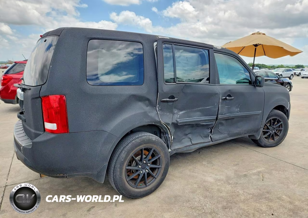 2014 Honda Pilot Lx VIN:5FNYF3H23EB009471 - 3