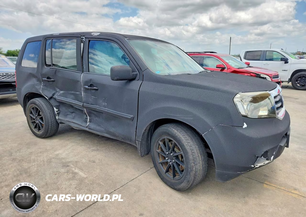 2014 Honda Pilot Lx VIN:5FNYF3H23EB009471 - 4
