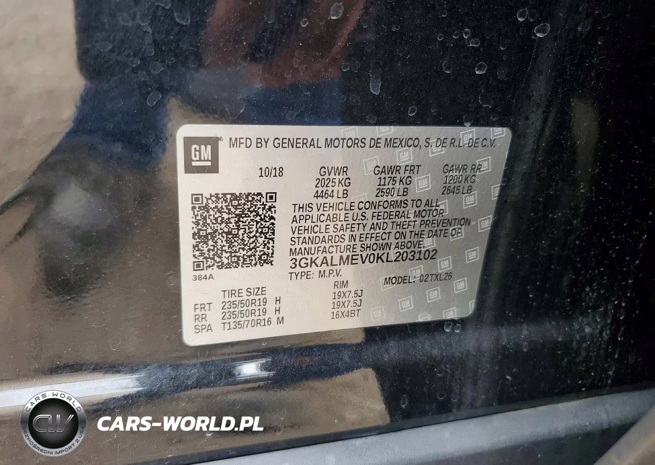 2019 GMC Terrain Sle VIN:3GKALMEV0KL203102 - 13