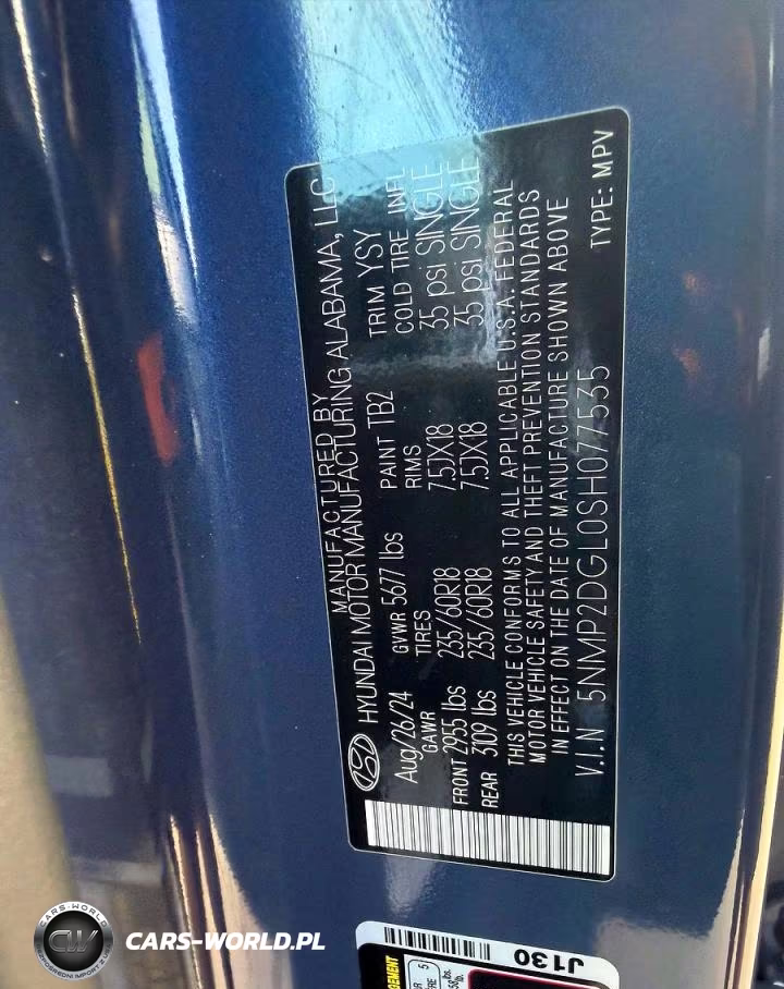 2025 Hyundai Santa Fe Sel VIN:5NMP2DGL0SH077535 - 10