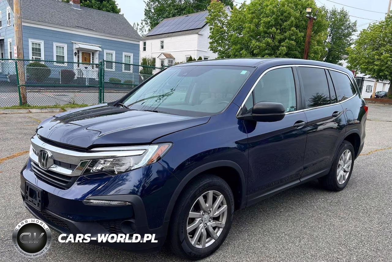 2019 Honda Pilot Lx VIN:5FNYF6H15KB089988 - 2