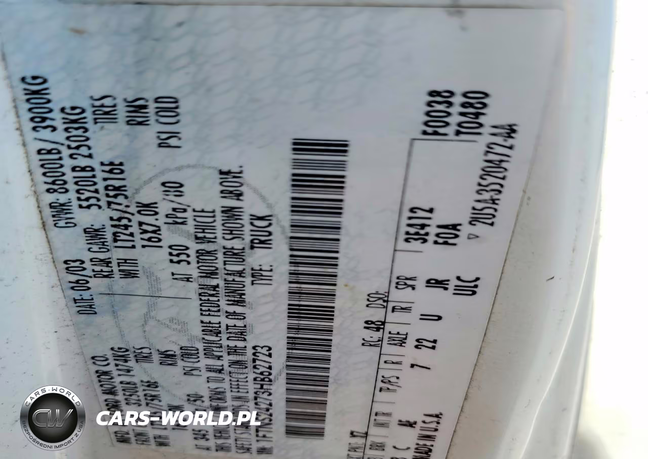 2003 Ford E250 Delivery Van VIN:1FTNS24273HB62723 - 13