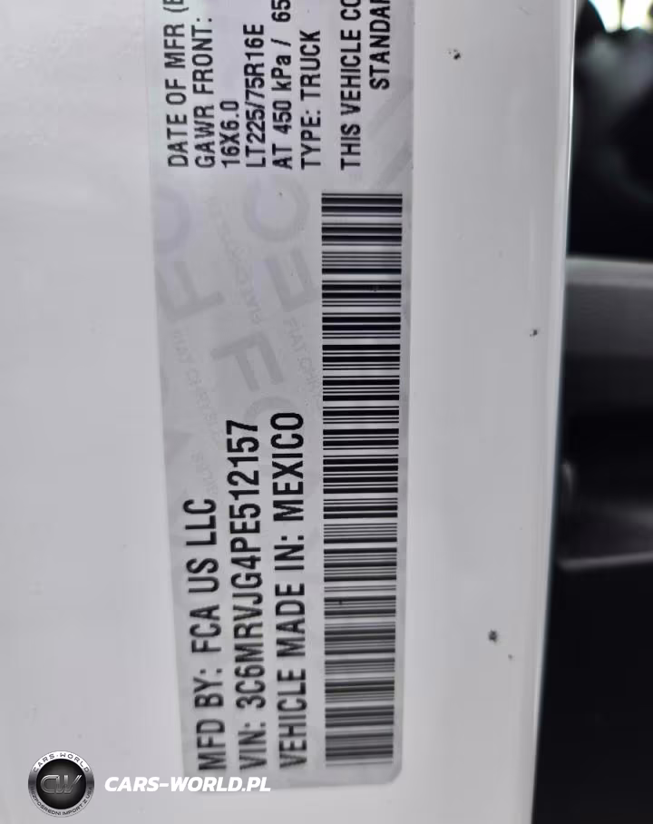 2023 Ram Promaster 3500 3500 High VIN:3C6MRVJG4PE512157 - 10