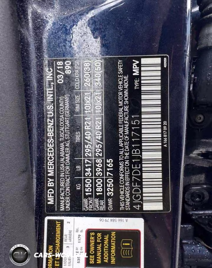 2018 Mercedes-Benz Gls 550 4Matic VIN:4JGDF7DE1JB117151 - 10